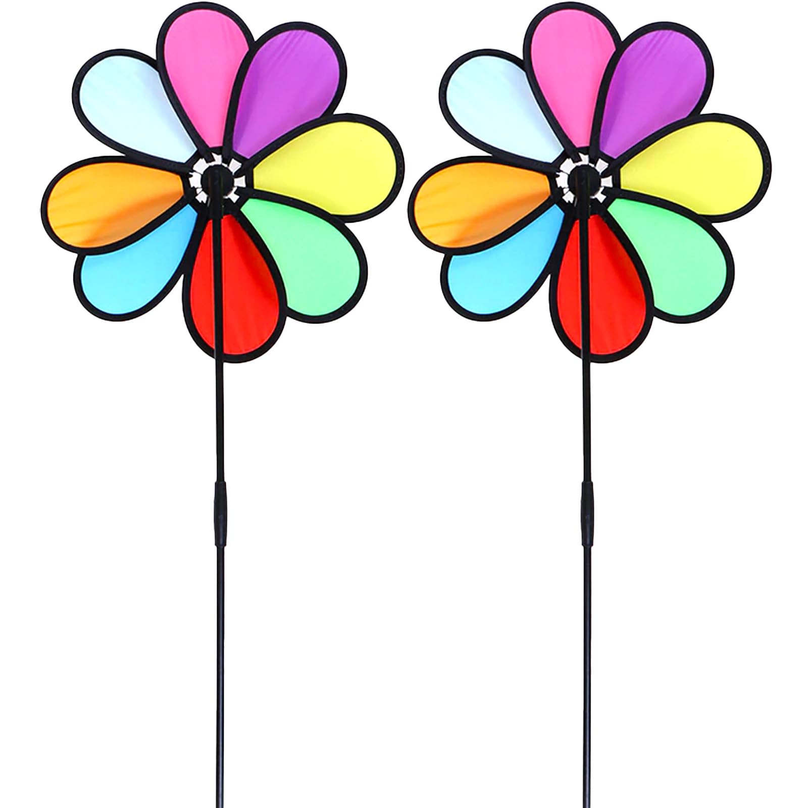 TOMMYFIELD Windmill Toy, Outdoor Gardening Pinwheel (2 pieces)
