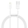 Superior Cable USB Iphone Lightning 2.4A 1m White