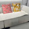Cartoon Dog Pillow Gift Home Office Decoration Bedroom Sofa Car Cushion Cover Case 45x45