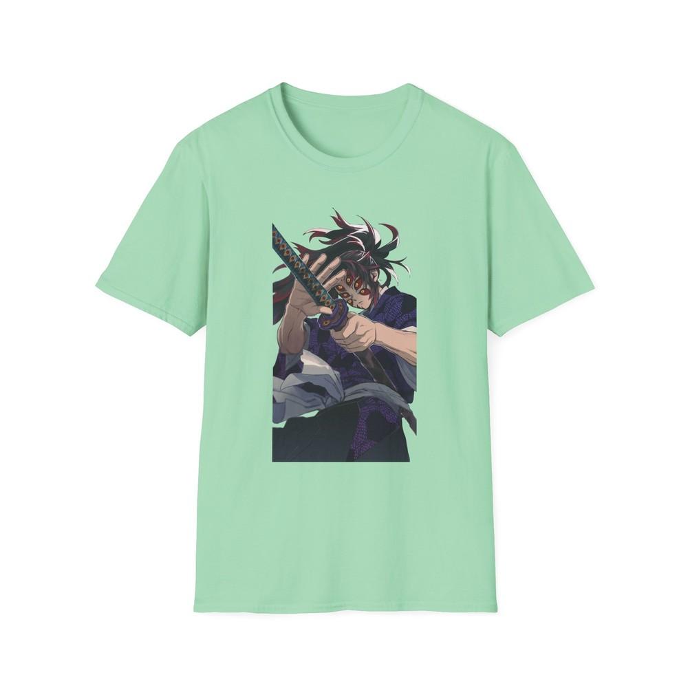 Unisex Jl Anime TShirt Softstyle Front And Back Designs Kny Demon Slayer M