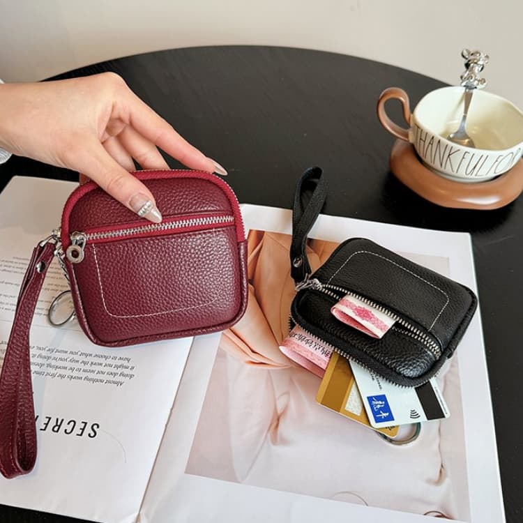 Lychee pattern mini change purse girl