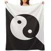 Yin Yang symbol Throw Blanket Luxury Designer Flannel Fabric Luxury Throw Blankets For Baby Blankets