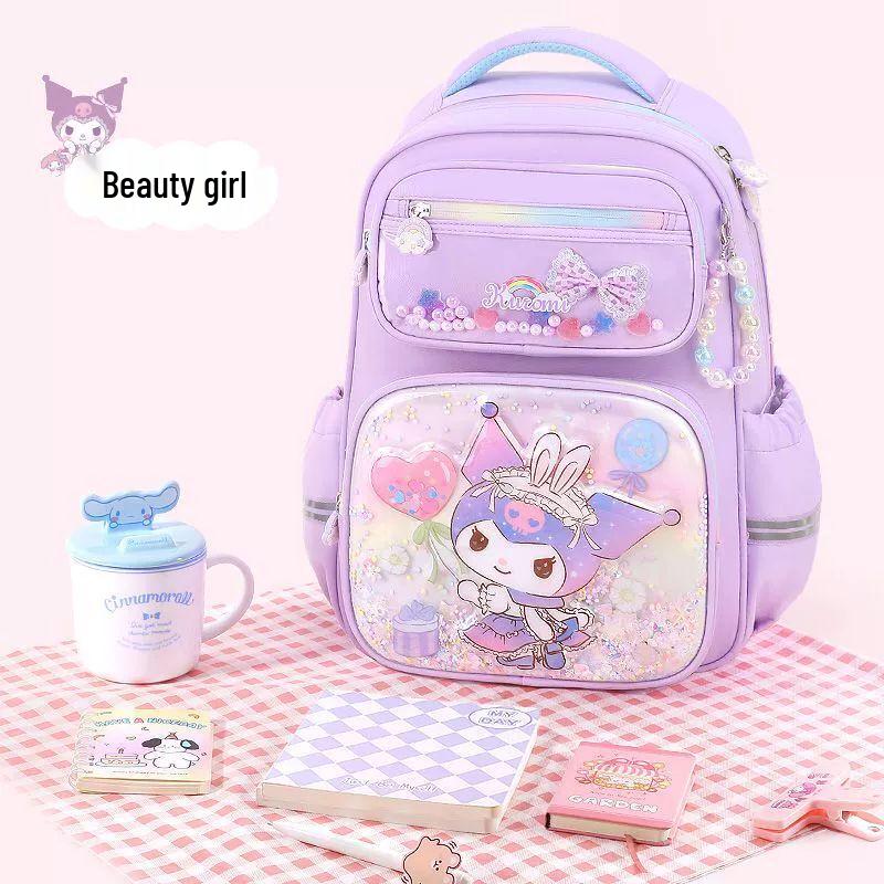 Kuromi Girls' Decompression School Backpack