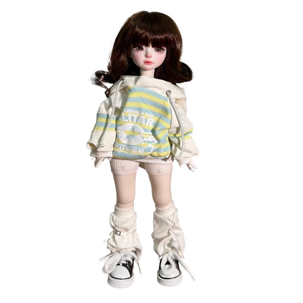 DIY 30cm Doll Clothes Handmade Doll Dress Up Fashion Doll'S Overall  Cotton Doll