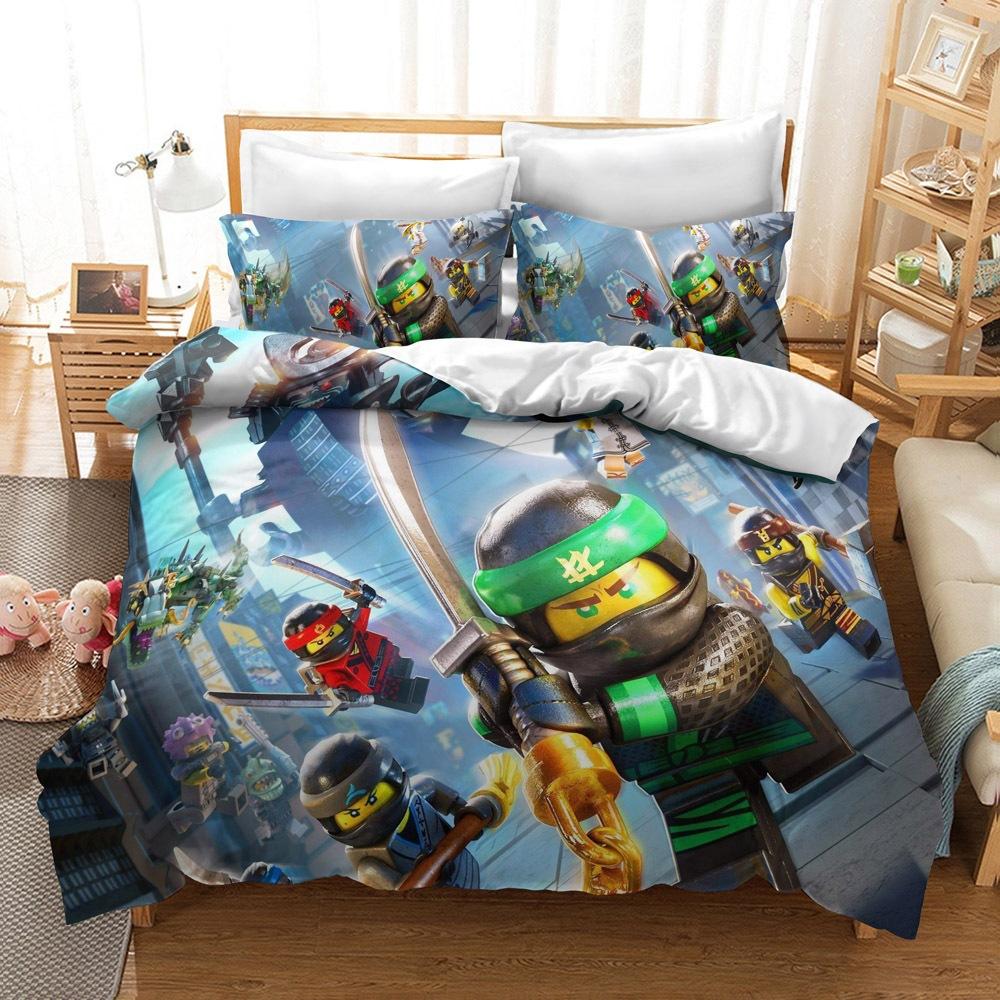 Bedding Kit, Lego Series Size Three-Piece Set Can Be Used For 3D Digital Printing