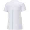 Mizuno Dry Aeroflow Training Short Highly Size 32MAA311 Women's T-Shirt, Sleeve, Breathable, Sweat-Wicking, Quick-Drying, White,