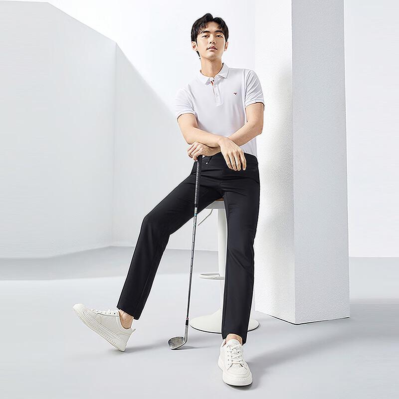 Qipai Men's Lyocell Blend Slim Fit Business Casual Pants