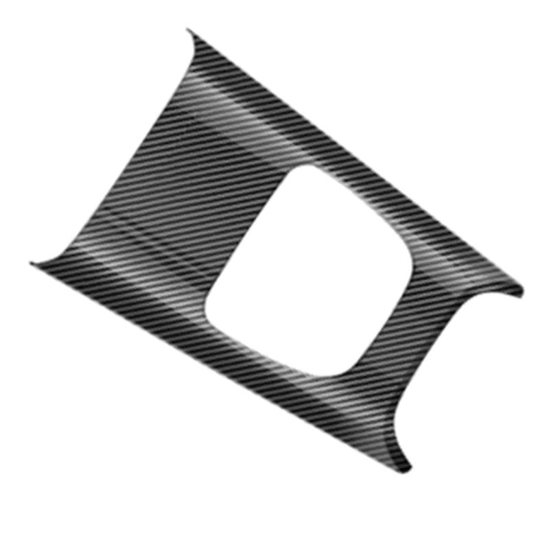 Car Decorative Accessories Air Conditioner Rear Air Outlet Vent Panel Cover Kick Plate For IONIQ 6 - Carbon Fiber