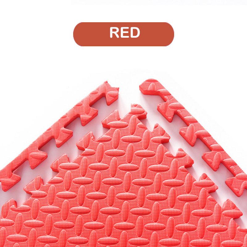 2,5CM 12PCS EVA pěnové zámkové dlaždice Ochranná podlaha Vodotěsná protiskluzová spojovací podložka Tělocvična Cvičení Jóga Fitness Pad