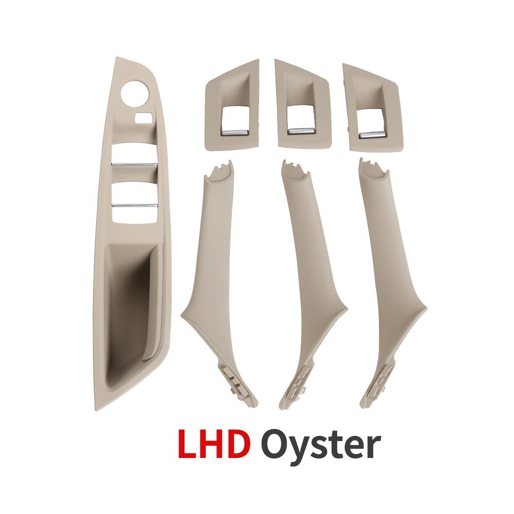 For BMW 5 Series Car Interior Inner Door Handle Panel Pull Trim Cover Window Switch Panel Handle Set For BMW F10 F11