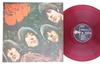 LP-Schallplatte BEATLES Rubber Soul Odeon Rotes Vinyl OP8156 ODEON 1967 Japan Rock Gebraucht