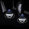 2Pcs HD Car Door Welcome Light Led Projector Lamp Accessories For Dacia Bigster Spring Duster Sandero Jogger Dokker Lodgy