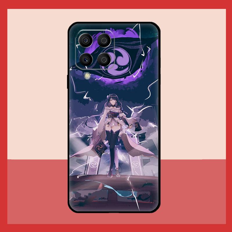 Genshin Impact Raiden Shogun Baal Case For Samsung Galaxy M56 M12 M06 M32 M52 M35 M55 M15 M11 M13 M14 M16 M36 M31 M53 M34 M54