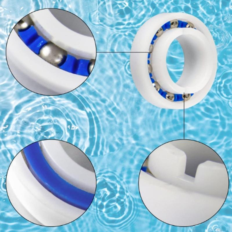 Smooth Reliable Pool Cleaner Wheel Bearing for 180 280 Easy Installation Durable Convenient Maintenance 4pcs/8pcs/10pcs