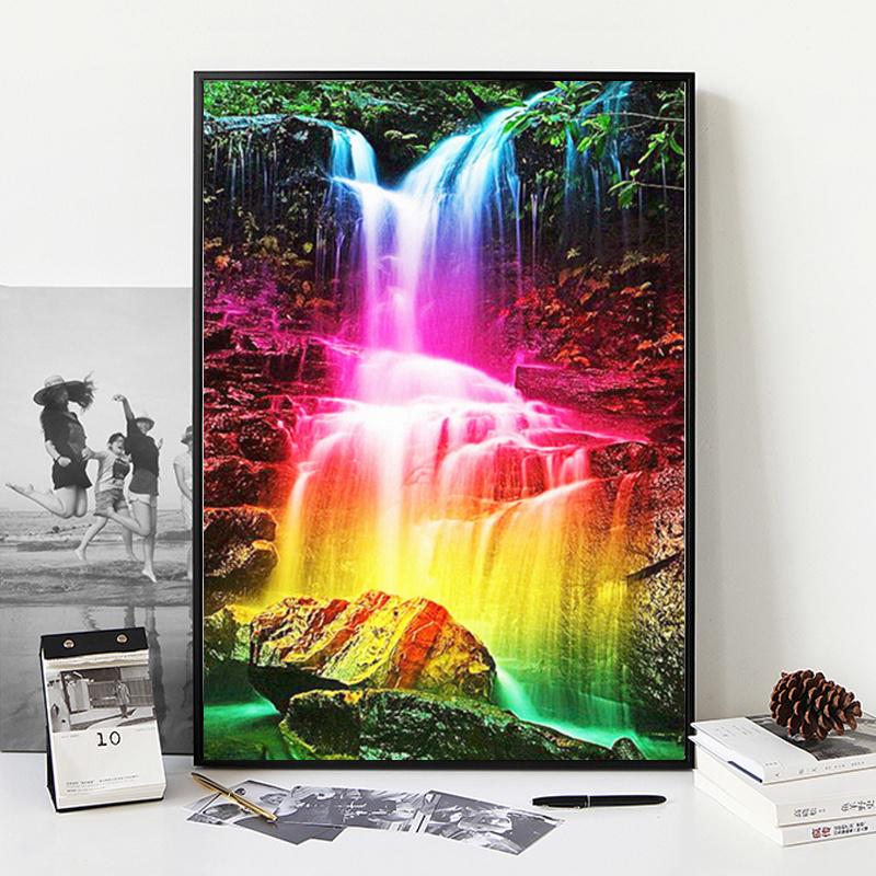 Diamond Mosaic Landscape 5D Diamond Painting Full Drill Cross-Stitch Diamond Paiting Full Drill
