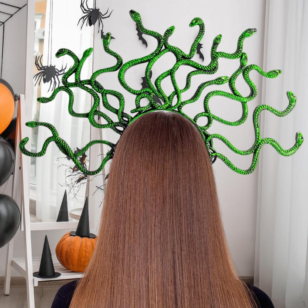 Medusa Headband Snake Costume Accessories for Party Carnival