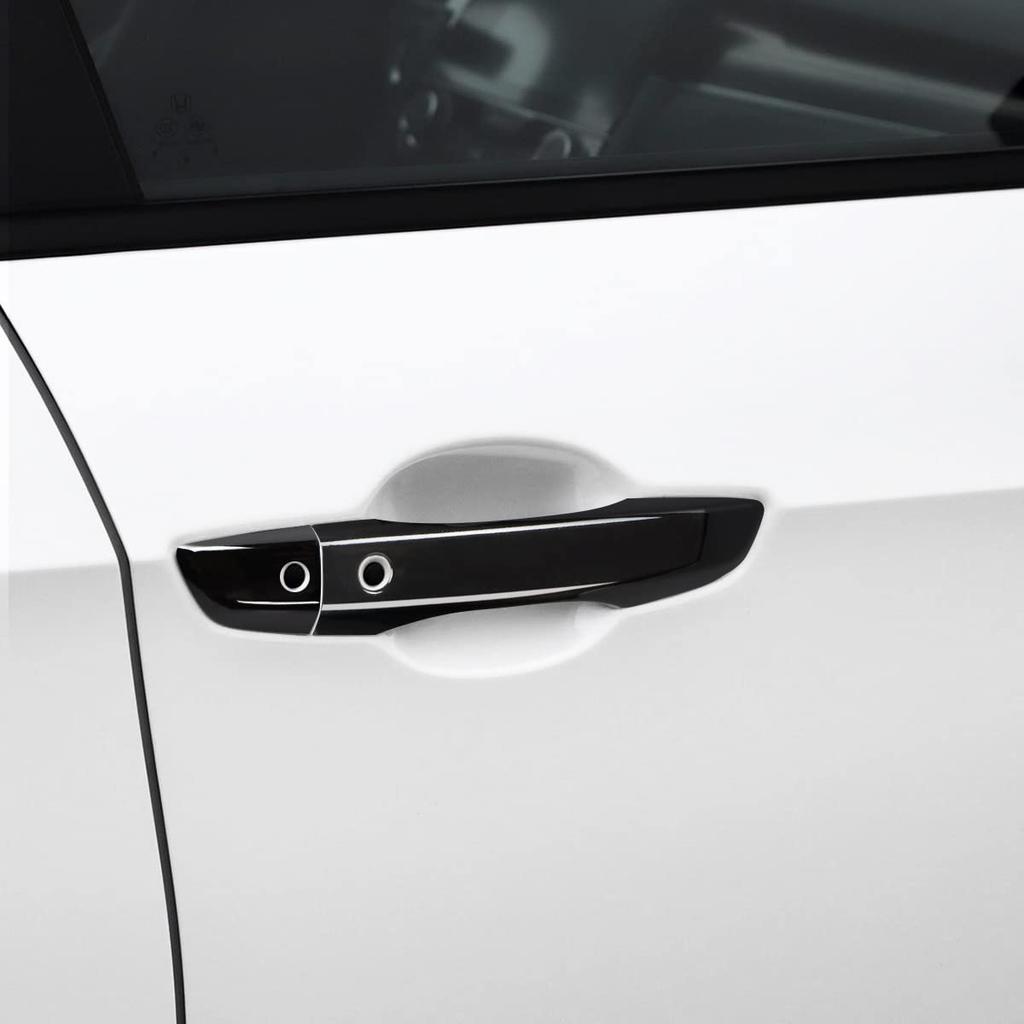 Marchfa Door Knob Covers for Honda Civic FC1 FK7 FK8 (2016-2020) - Exterior Decorations, Black, Right-Hand Drive