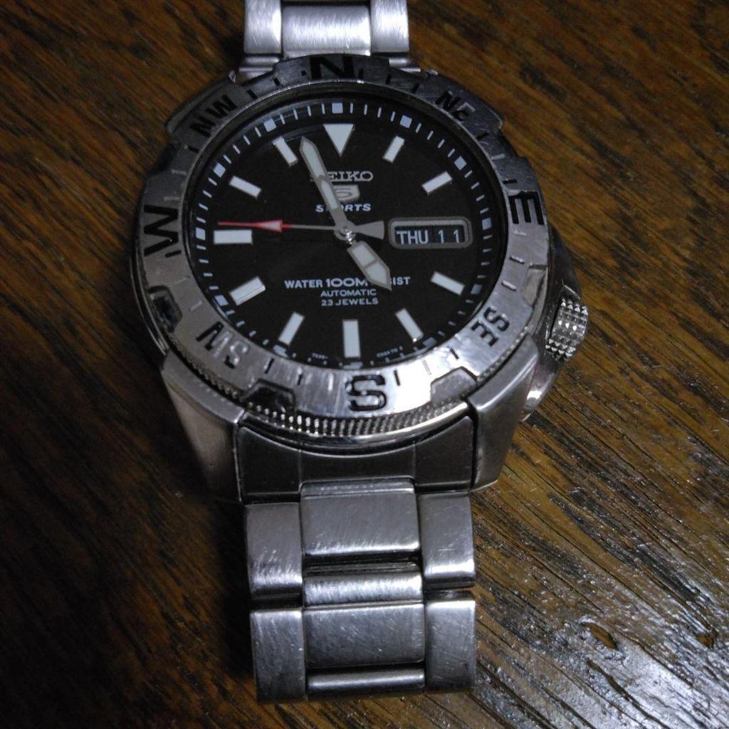 Used SEIKO 5 SPORTS Watch Body Automatic