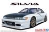 Aoshima Bunka Kyozaisha The Tuned Car Series Nissan PS13 Silvia Aero Custom Plastikmodell 1/24 Nr. 87 '91