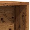 Nesting Tables Set 2 pcs Rustic Wood Look Particleboard