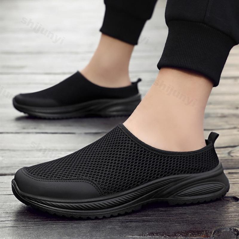 Men's Slippers Sneakers 2025 New Summer Casual Sports Shoes Lightweight Soft Comfortable Non-slip Outdoor Man Shoes Size 39-48