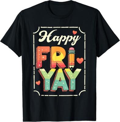 Fröhliche Friyay-Vibes für Lehrer T-Shirt Geschenk Unisex-T-Shirt