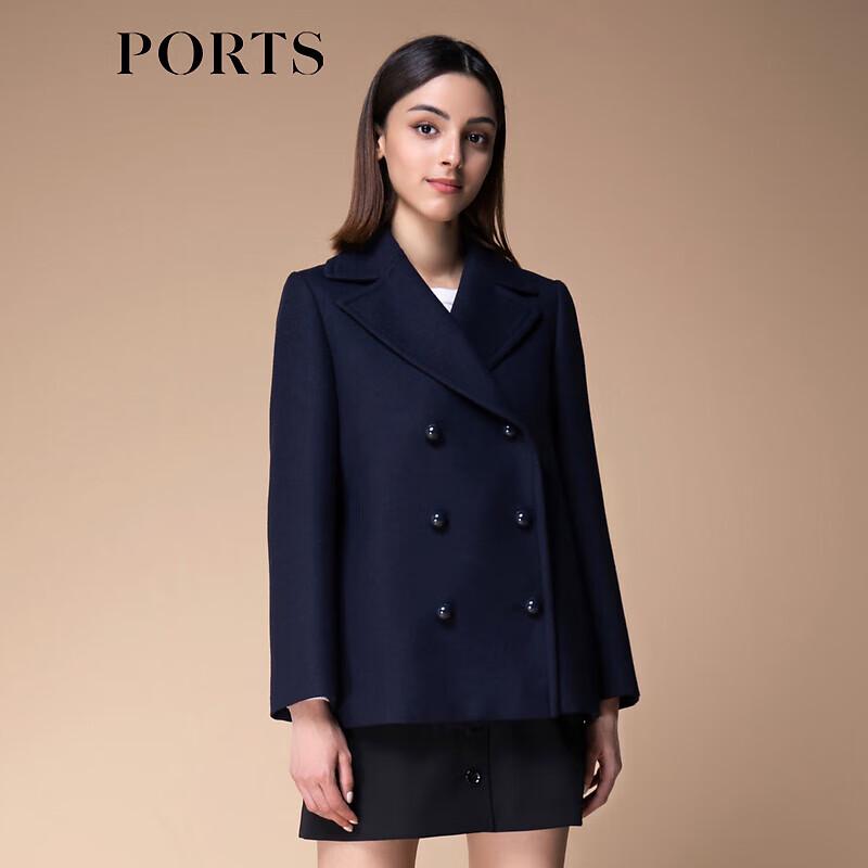 

Женское двубортное шерстяное пальто PORTS 2