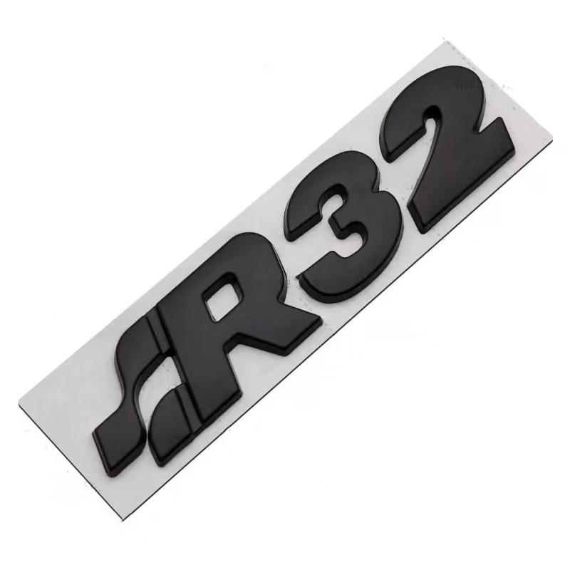 Car Metal SR Logo Front Grille Badge Emblem Rear Trunk Decals Sticker For SR32 SR35 SR36 MK4 MK5 MK6