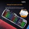 Inphic K2 Wired Keyboard & Mouse Set: Silent, Ergonomic Design for Office & Gaming.
