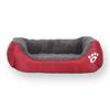 Dropshipping Long Faux Fur Pet Bed Comfortable Waterproof Plush Donut Round Dog Bed Soft Washable Cat Bed Removable Pet Cushion