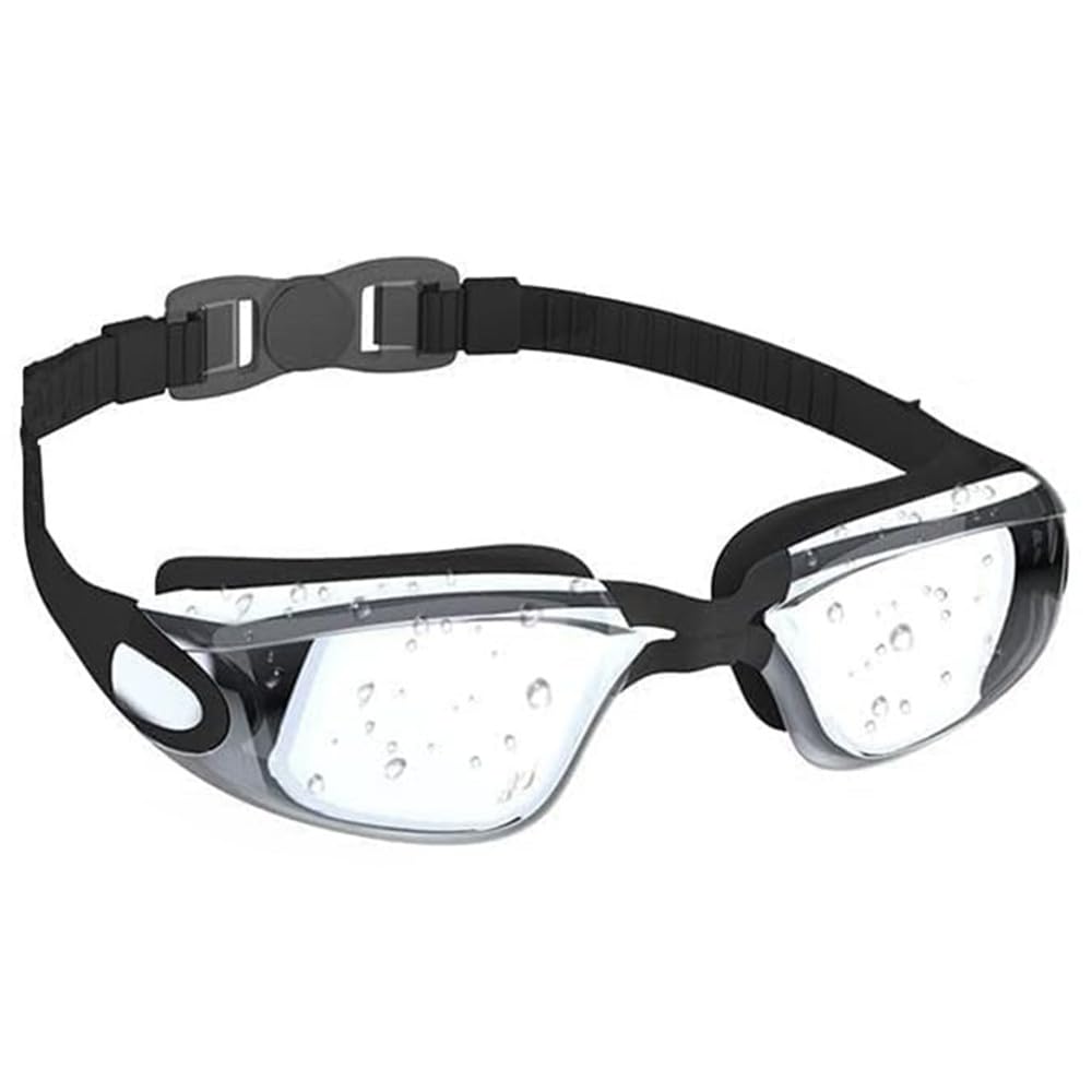 

Swimming Goggles UV Protection Nose Bell Swim Cap Sunshade [Mingoo] Anti-Fog