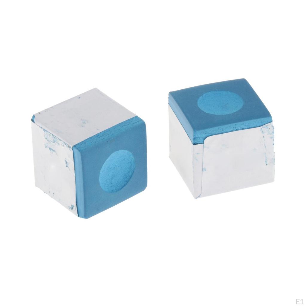 12 Pieces Billiard Cue Cubes Chalk Pool Increase Friction Smooth Coating for