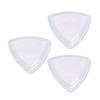 3 Pcs LED Guitar Picks ABS High Hardness Guitar Plectrum for Guitar Bass Players Gift Purple Light