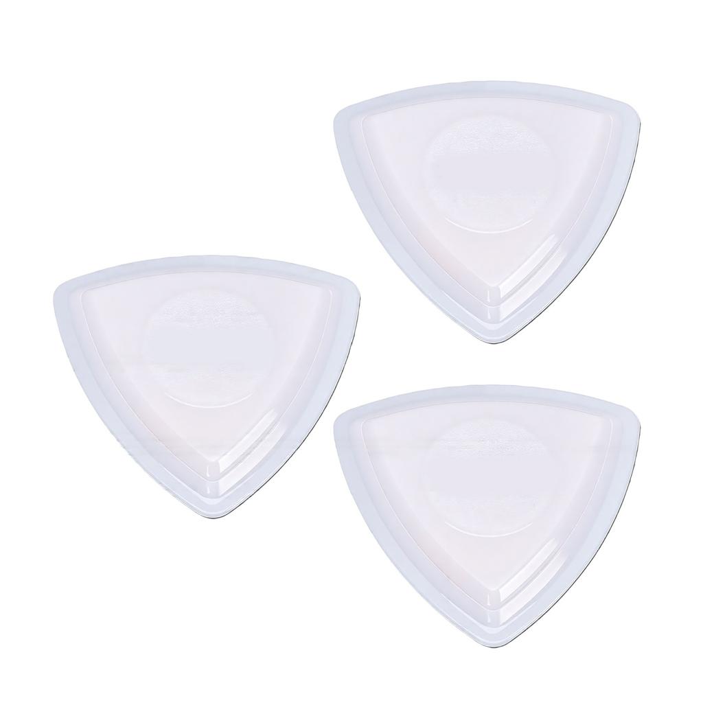 3 Pcs LED Guitar Picks ABS High Hardness Guitar Plectrum for Guitar Bass Players Gift Purple Light