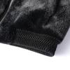 MONTAGUT Herren Warme Jacke aus Schaffell mit Faux-Nerz-Futter
