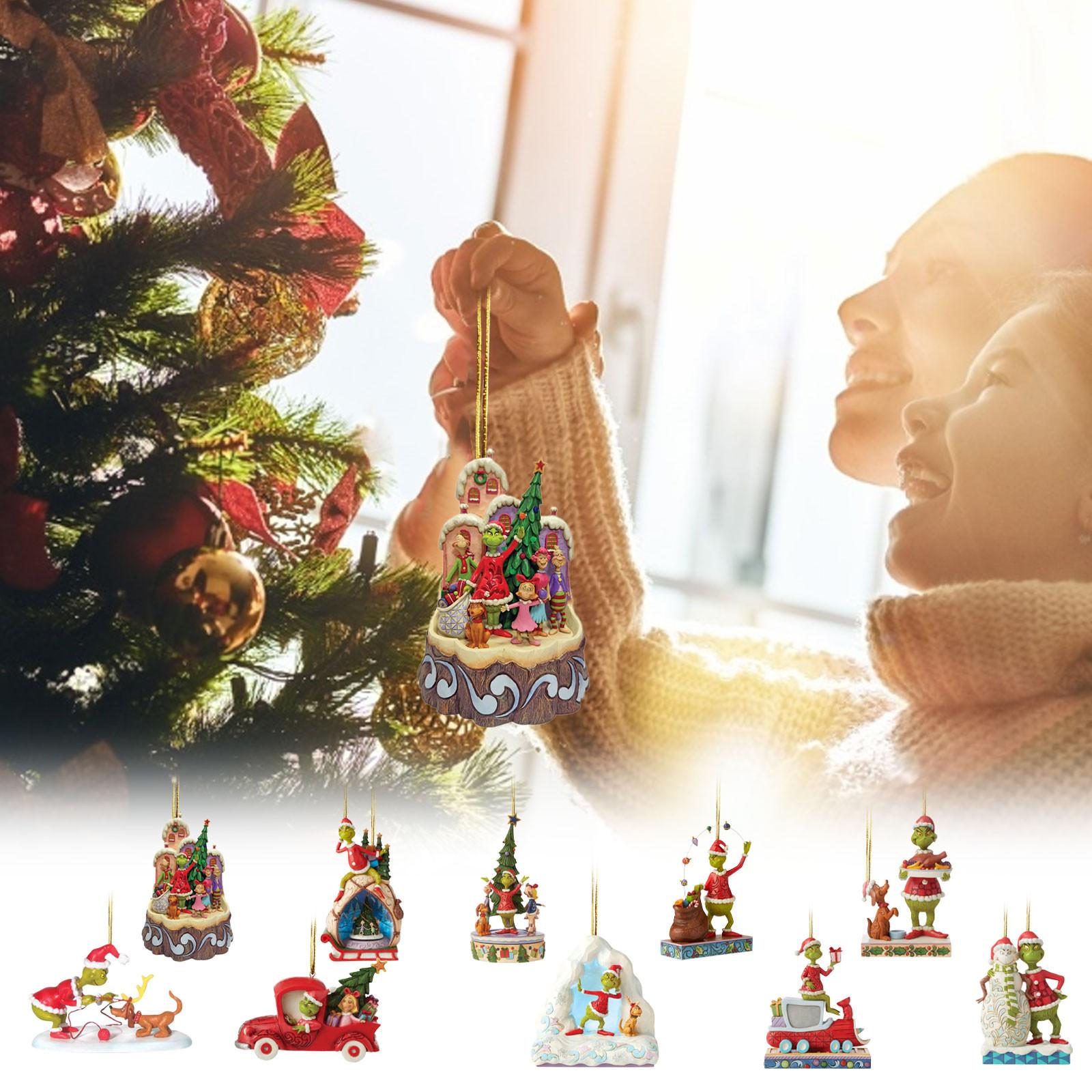 

Кулон на тему фильма ужасов, 8 см, креативное плоское подвесное украшение на Рождество, подвески на елку, коллекция поделок One Size