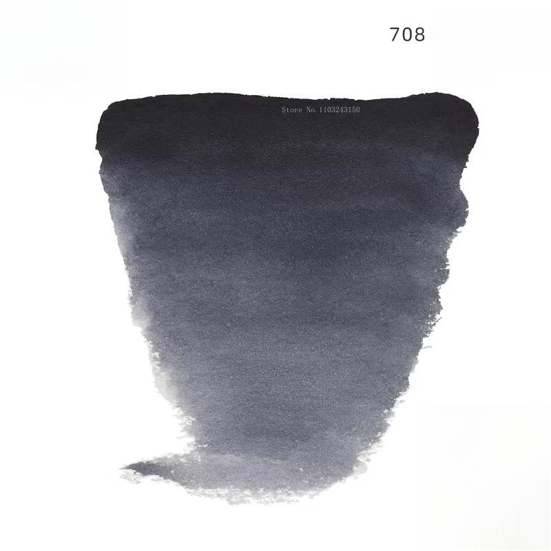 

Van Gogh Half-solid Watercolor Concentrated Pigment Color Blocks Art Supplies Hand-drawn Illustration Color Grading Water Color (as the picture,Half a piece)
