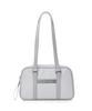 Nick&Nicole Crystal Nylon Mini Boston Bag_Silver