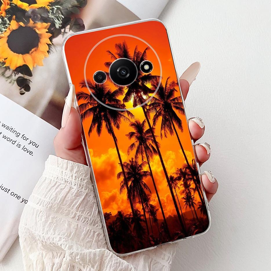 For Xiaomi Redmi A3 A3x Case RedmiA4 New Fashion Painted Cover Clear Silicone Soft Slim Phone Case For Xiaomi Redmi A3 Pro Shell