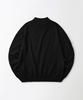 OUTSTANDING Soft Yarn Mock Neck Knit Sweater_Black