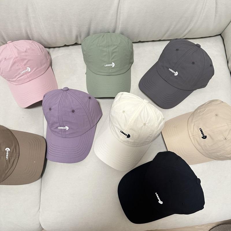 New quick-drying sun hat spring and summer letter embroidered baseball cap men's and women's casual versatile cap