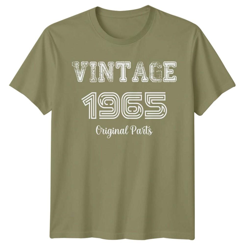 Vintage 1965 Original Parts 61st Birthday Unisexs TShirt Retro Gift