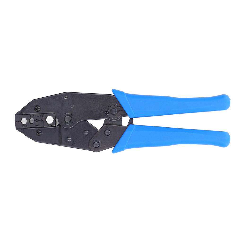 Crimping Pliers Ratchet 5 Hole Hex Coaxial Cable Terminal Cold Compression Crimp Tool