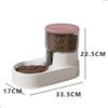 PP Material Pet Feeder Pet Water Fountain Drink Bowl Automatic Pet Feeder Large Cat Dog Food Dispenser