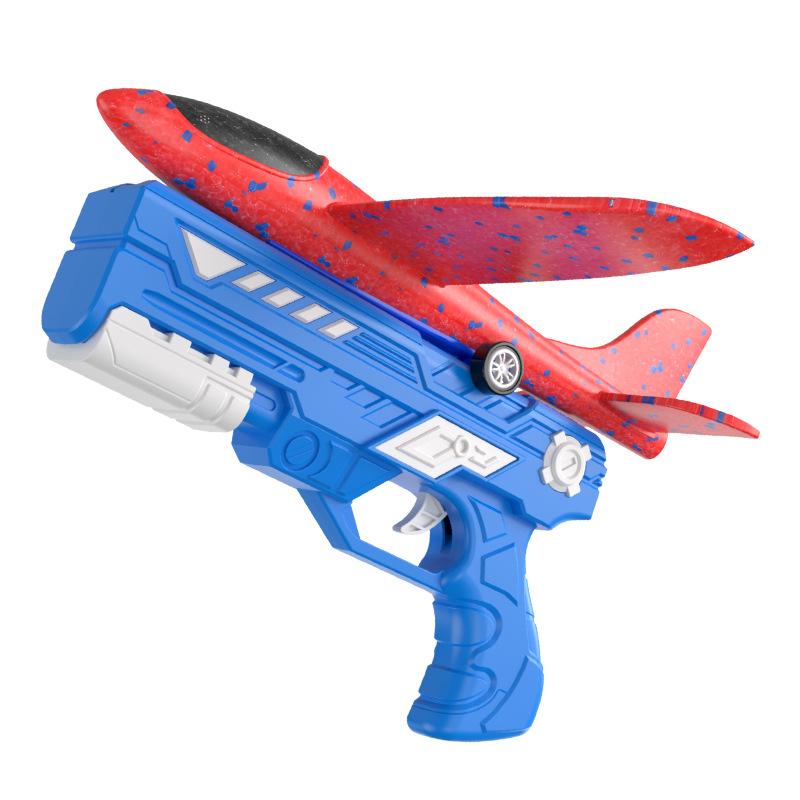 Flashing Foam Catapult Plane Launcher - Parent-Child Outdoor Toy