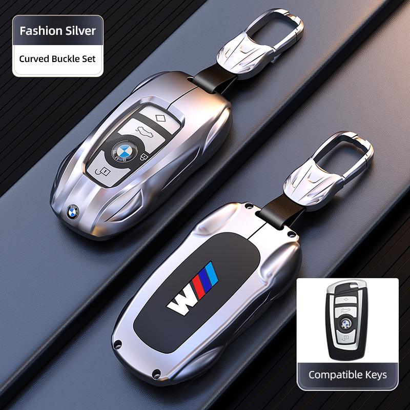 BBJB3 M Power Car Key Case Cover 360° Anti-drop TPU Silicone For BMW M3 M4 M5 G42 G30 G20 E39 E36 E87 E53 F44 F07 F34 G15 G16 G23 G22