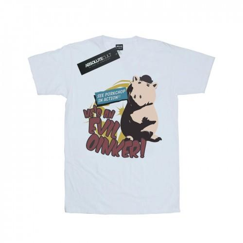 Disney Womens/Ladies Toy Story Evil Oinker Cotton Boyfriend T-Shirt