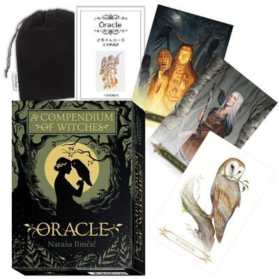 Kancharo Orakelkarten, 60-Karten Tarotkartenset [Ein Kompendium des Hexenorakels] Enthält Japanische Orakelkarten Grundanleitung & Beutel (Authentisch)