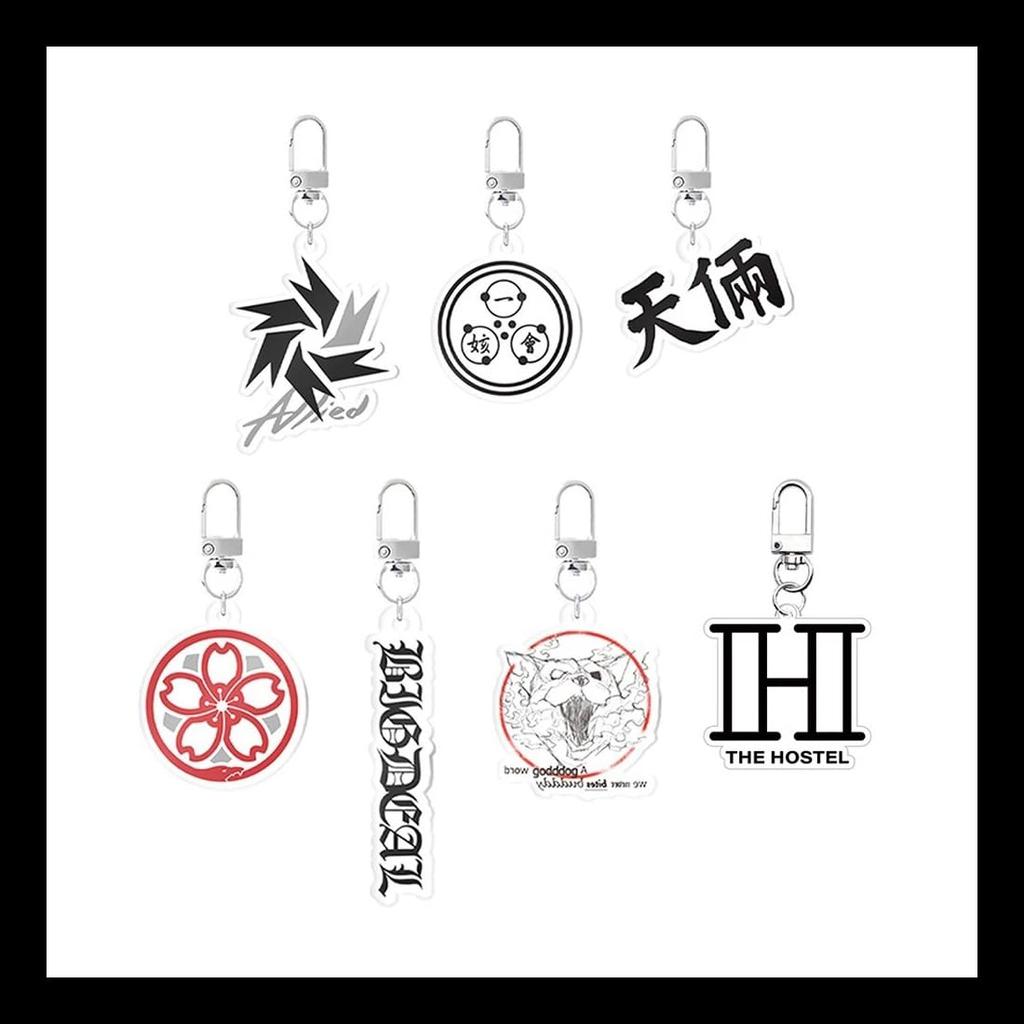 LOOKISM Official Merchandise Crew Logo Acrylic Key Ring, Made in Korea (03. Cheonliang)