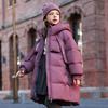 Children's Clothing, Long Down Padded Jacket, Winter Clothes, Thickened Warmth, Girls, Baby, Western Style Padded Jacket, Girls